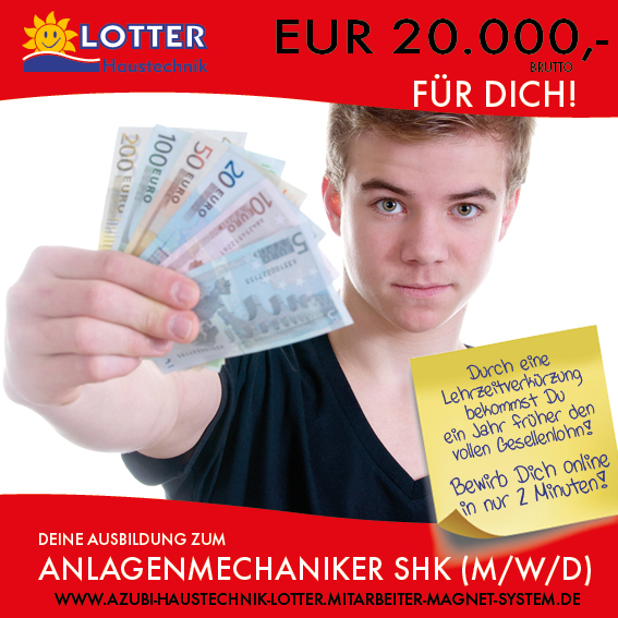 Stellenanzeige - Anlagenmechaniker SHK